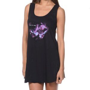 ELEMENT x Jac Vanek Black Open Back Tank Dress